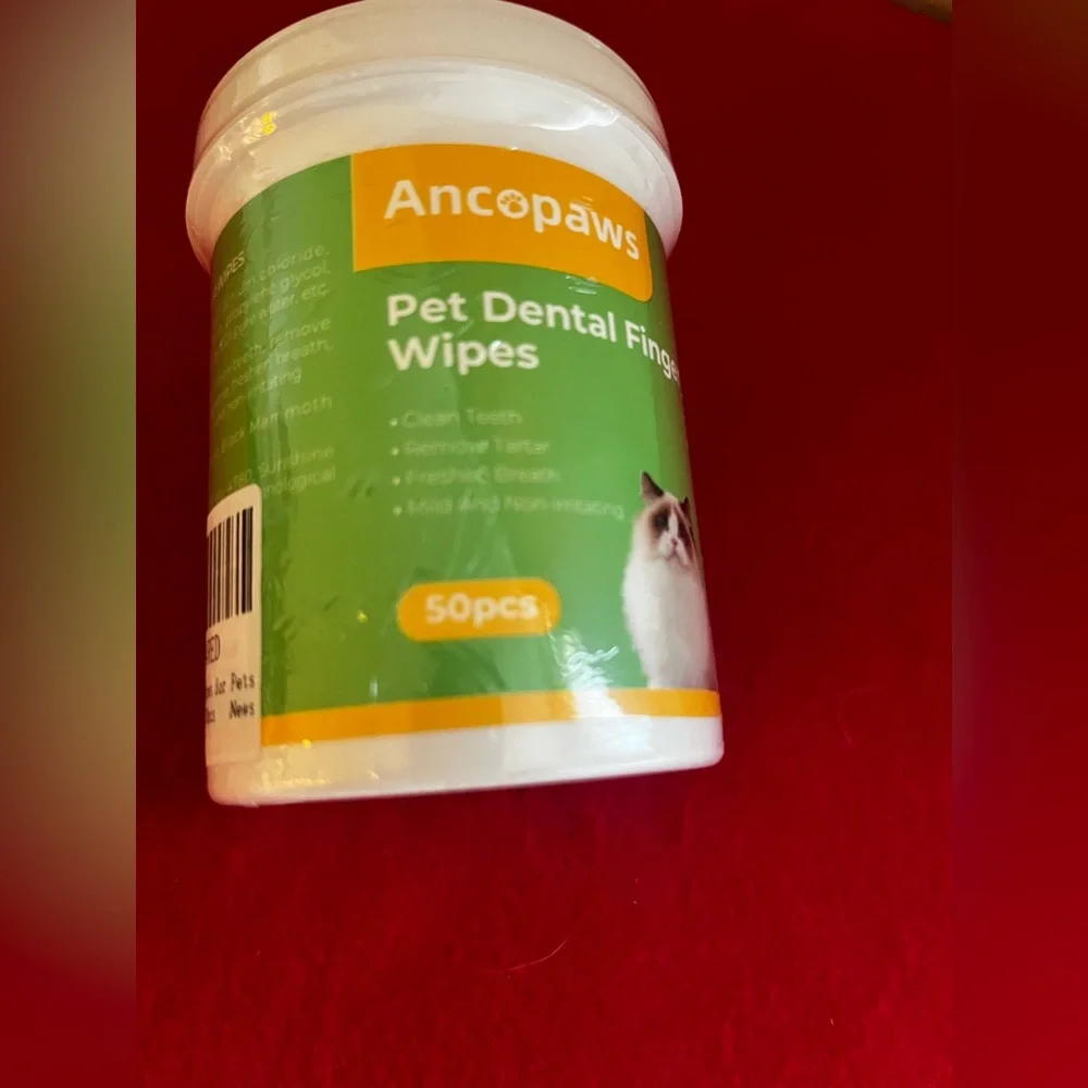 Ancopaws Pet Dental Finger Wipes